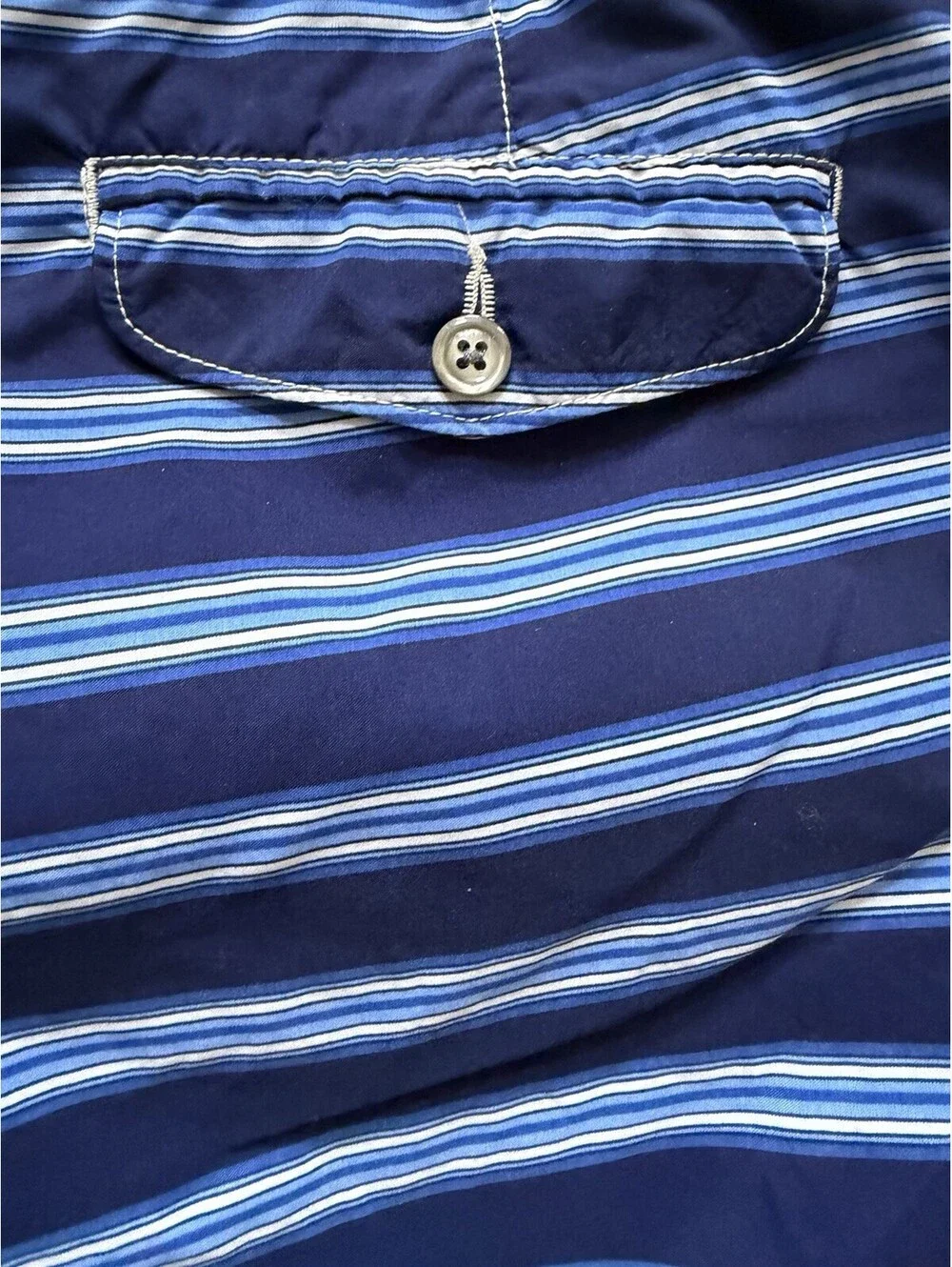Polo Ralph Lauren Swim Trunks SZ 32 Blue Stripe Board Shorts
